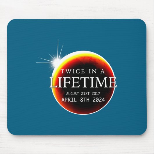 Bei einer Sonnenfinsternis 04 08 24 Mousepad (Vorne)