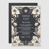 Bei einfacher traditioneller Eheschließung mit neu Magneteinladung (Vorne/Hinten)