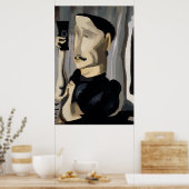 Bei Einnahme von seltener, Abstrakter Poster (Küche)