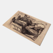 Bei Eternitys Gate - Van Gogh Floor Mat Fußmatte (Schrägansicht)