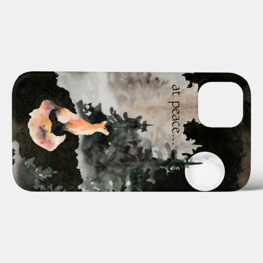 bei Frieden ~ Fox und Vollmond-Wald Case-Mate iPhone Hülle (Rückseite (Horizontal))