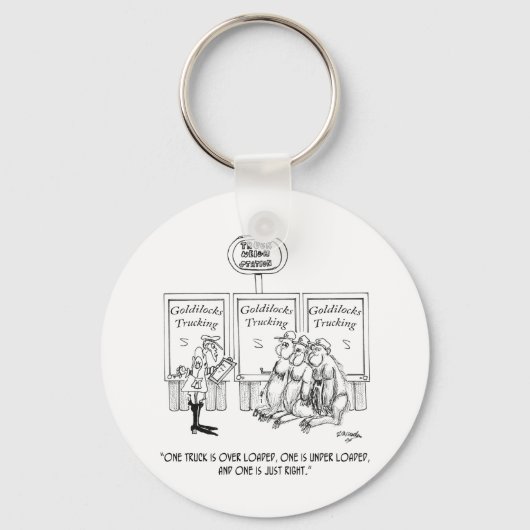 Bei Goldilocks Trucking Schlüsselanhänger (Vorderseite)