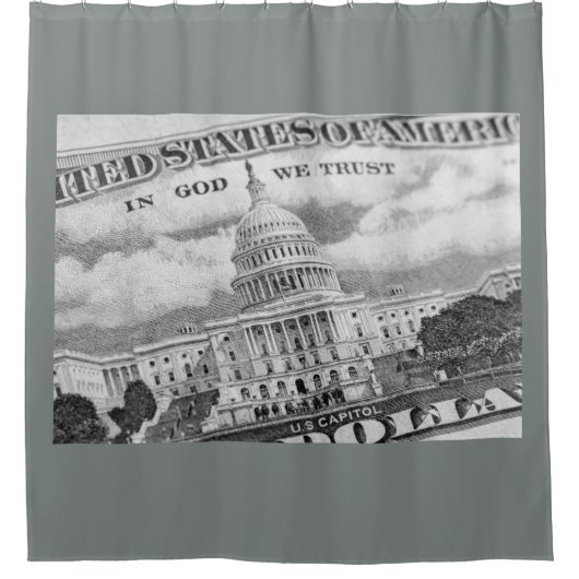 BEI GOTT VERTRAUEN WIR 2 DUSCHVORHANG (Vorderseite)