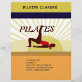 Bei Gym Stretching Women Sun Sports Fitness Pilate Flyer (Hinten)