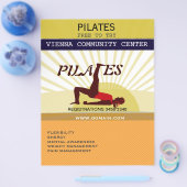 Bei Gym Stretching Women Sun Sports Fitness Pilate Flyer (Einzeln)