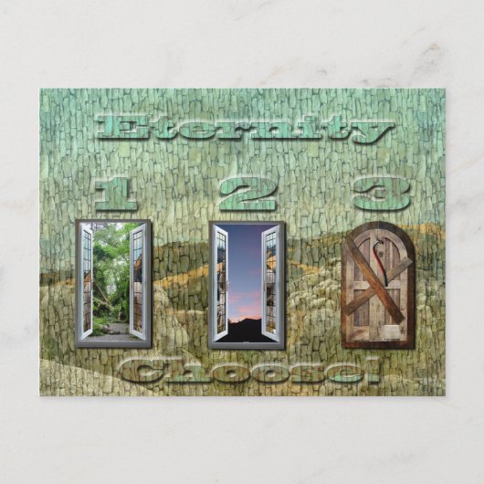 Bei Hell's Gates Postkarte (Vorderseite)