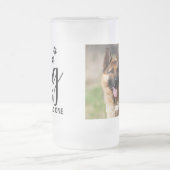 Bei Hundbienen hatte ich nur ein Foto für Haustier Mattglas Bierglas (Mittel)