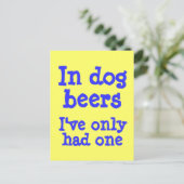 Bei Hundebären hatte ich nur einen Postkarte (Stehend Vorderseite)