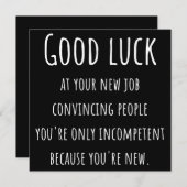 bei Ihrem neuen Job überzeugend Menschen, dass Sie Save The Date (Vorne/Hinten)