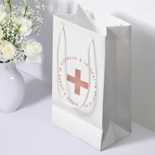 Bei Krankheit und in Health Hangover Kit pink weiß Kleine Geschenktüte