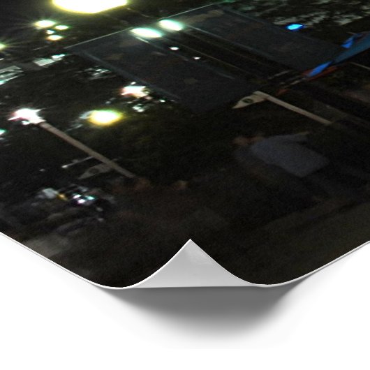 Bei Lichtgeschwindigkeit Poster (Ecke)