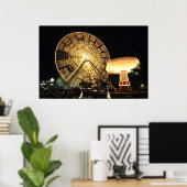 Bei Lichtgeschwindigkeit Poster (Heimbüro)