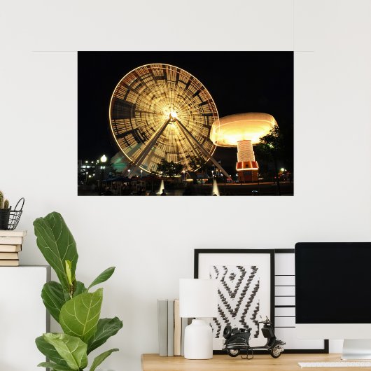 Bei Lichtgeschwindigkeit Poster (Heimbüro)