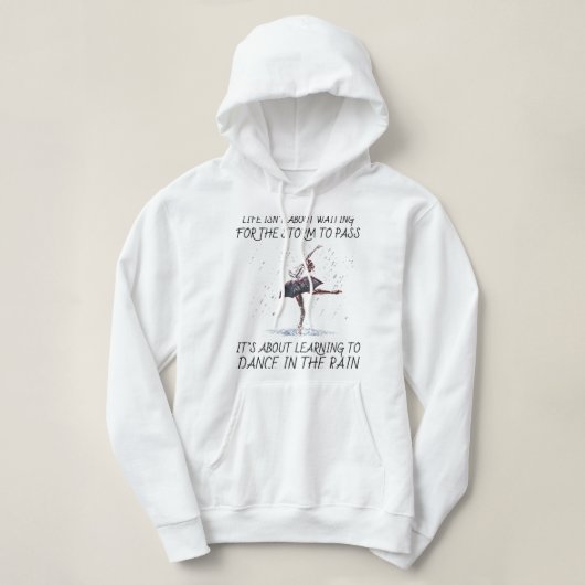 Bei LIfe geht es nicht um wart  Hoodie (Design vorne)