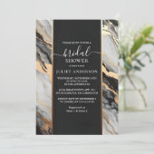 Bei natürlichen Arbeiten gestapeltes Stone-Marmor- Einladung (Stehend Vorderseite)