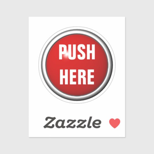 bei Notstoß hier Aufkleber (Blatt)