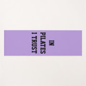 Bei Pilates vertraue ich Lavenderübungsmatte Yogamatte (Vorderseite (Horizontal))