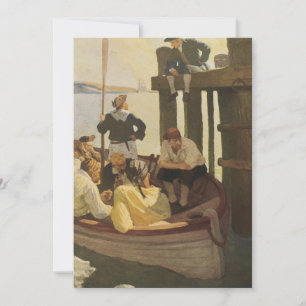 Bei Queen's Ferry von NC Wyeth, Vintage Piraten