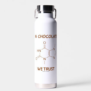 Bei Schokolade vertrauen wir auf Theobrominmolekül Trinkflasche
