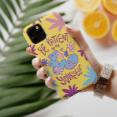 BEI SICH SELBST PATIENT SEIN, SELBST LIEBE CARTOON iPhone HÜLLE