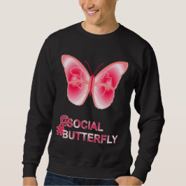 Bei Social Hashtag Butterfly Sweatshirt