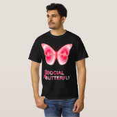 Bei Social Hashtag Butterfly T-Shirt (Vorne ganz)