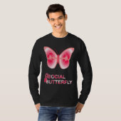 Bei Social Hashtag Butterfly T-Shirt (Vorne ganz)