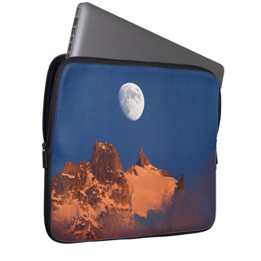 Bei Sonnenaufgang | Aiguille du Plan Chamonix, Fra Laptopschutzhülle (Vorne Rechts)