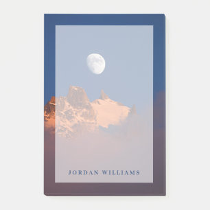 Bei Sonnenaufgang   Aiguille du Plan Chamonix, Fra Post-it Klebezettel