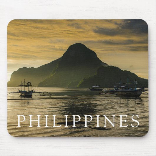 Bei Sonnenuntergang ausziehen Mousepad (Vorne)