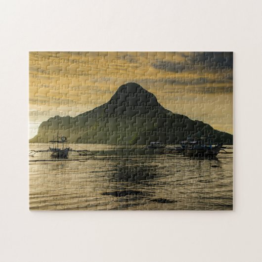 Bei Sonnenuntergang ausziehen Puzzle (Horizontal)