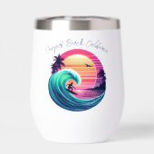 Bei Sonnenuntergang die Wave reiten (Rückseite)