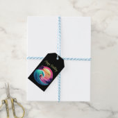 Bei Sonnenuntergang die Wave reiten Geschenkanhänger (Mit Garn)