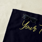 Bei Sonnenuntergang die Wave reiten Strandtuch (Beispiel)