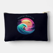 Bei Sonnenuntergang die Wave reiten Zubehörtasche (Rückseite)