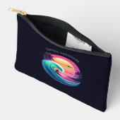 Bei Sonnenuntergang die Wave reiten Zubehörtasche (Offen)