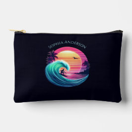 Bei Sonnenuntergang die Wave reiten Zubehörtasche