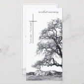 Bei stille Trauer - Baum auf der Wiese (Vorne/Hinten)