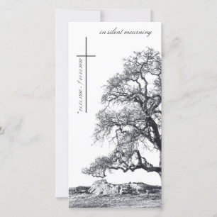 Bei stille Trauer - Baum auf der Wiese