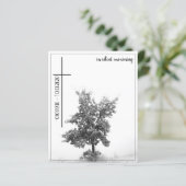 Bei stille Trauer - Baum auf der Wiese 2.0 (Stehend Vorderseite)