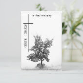 Bei stille Trauer - Baum auf der Wiese 2.0 (Stehend Vorderseite)