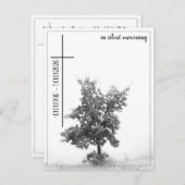 Bei stille Trauer - Baum auf der Wiese 2.0 (Vorne/Hinten)