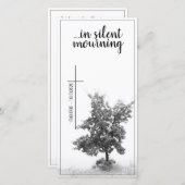 Bei stille Trauer - Baum auf der Wiese 2.0 (Vorne/Hinten)