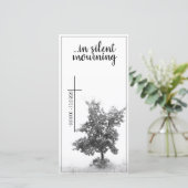 Bei stille Trauer - Baum auf der Wiese 2.0 (Stehend Vorderseite)