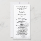 Bei stille Trauer - Baum auf der Wiese 2.0 (Rückseite)