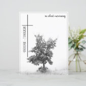 Bei stille Trauer - Baum auf der Wiese 2.0 (Stehend Vorderseite)