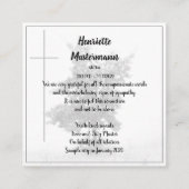 Bei stille Trauer - Baum auf der Wiese 2.0 Begleitkarte (Rückseite)