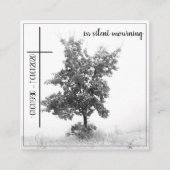 Bei stille Trauer - Baum auf der Wiese 2.0 Begleitkarte (Vorderseite)