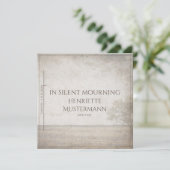 Bei stille Trauer - Vintager Baum auf der Wiese (Stehend Vorderseite)