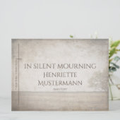 Bei stille Trauer - Vintager Baum auf der Wiese (Stehend Vorderseite)